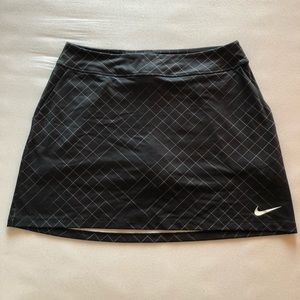 Nike Golf Skirt Skort Shorts M Dri-Fit Charcoal